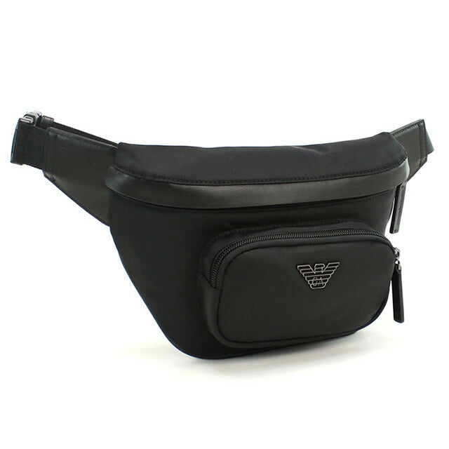 エンポリオ・アルマーニ ウエストバッグ メンズ ブランド EMPORIO ARMANI EM001805 ブラック バッグ EMAEM001805011