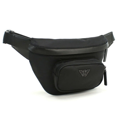 エンポリオ・アルマーニ ウエストバッグ メンズ ブランド EMPORIO ARMANI EM001805 ブラック バッグ EMAEM001805011