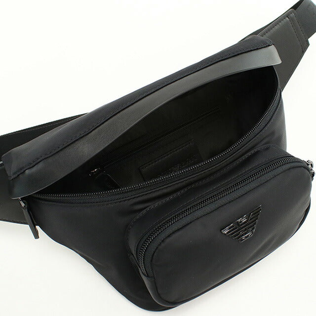 エンポリオ・アルマーニ ウエストバッグ メンズ ブランド EMPORIO ARMANI EM001805 ブラック バッグ EMAEM001805011