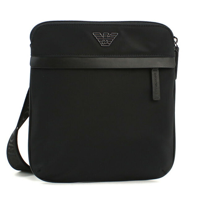 エンポリオ・アルマーニ 斜め掛け ショルダーバッグ メンズ ブランド EMPORIO ARMANI EM001807 ブラック バッグ EMAEM001807011