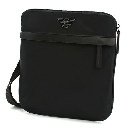 エンポリオ・アルマーニ 斜め掛け ショルダーバッグ メンズ ブランド EMPORIO ARMANI EM001807 ブラック バッグ EMAEM001807011
