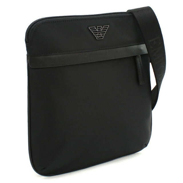 エンポリオ・アルマーニ 斜め掛け ショルダーバッグ メンズ ブランド EMPORIO ARMANI EM001807 ブラック バッグ EMAEM001807011