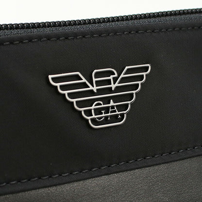 エンポリオ・アルマーニ 斜め掛け ショルダーバッグ メンズ ブランド EMPORIO ARMANI EM001807 ブラック バッグ EMAEM001807011