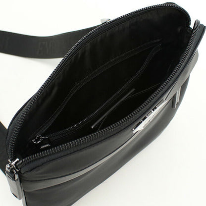 エンポリオ・アルマーニ 斜め掛け ショルダーバッグ メンズ ブランド EMPORIO ARMANI EM001807 ブラック バッグ EMAEM001807011