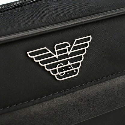 エンポリオ・アルマーニ セカンドバッグ メンズ ブランド EMPORIO ARMANI EM001811 ブラック バッグ EMAEM001811011