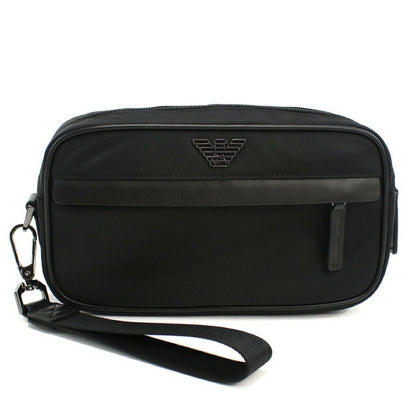 エンポリオ・アルマーニ セカンドバッグ メンズ ブランド EMPORIO ARMANI EM001811 ブラック バッグ EMAEM001811011