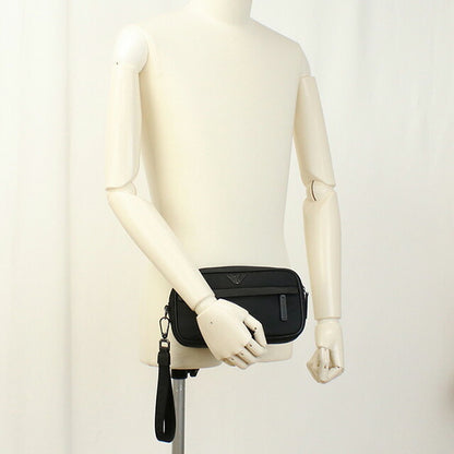 エンポリオ・アルマーニ セカンドバッグ メンズ ブランド EMPORIO ARMANI EM001811 ブラック バッグ EMAEM001811011