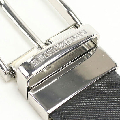 エンポリオ・アルマーニ ベルト メンズ ブランド EMPORIO ARMANI   レザー EM005540 ブラック 選べるモデル EMAEM005540B