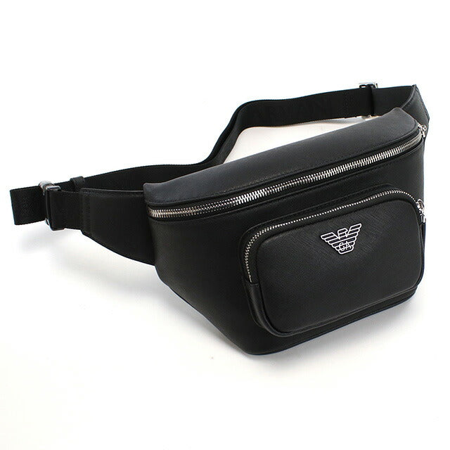 エンポリオ・アルマーニ ボディバッグ メンズ ブランド EMPORIO ARMANI ポリエステル Y4O238 BLACK ブラック バッグ EMAY4O238051