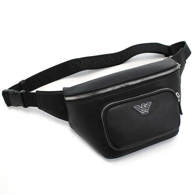 エンポリオ・アルマーニ ボディバッグ メンズ ブランド EMPORIO ARMANI ポリエステル Y4O238 BLACK ブラック バッグ EMAY4O238051