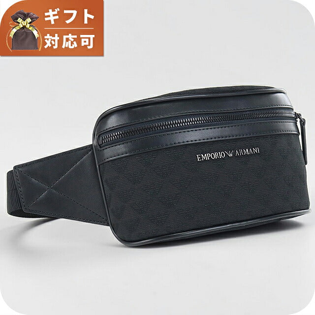 エンポリオ・アルマーニ ウエストバッグ メンズ ブランド EMPORIO ARMANI   Y4O312 ブラック EMAY4O312011