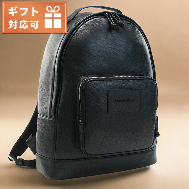 エンポリオ・アルマーニ リュック メンズ ブランド EMPORIO ARMANI レザー Y4O334 BLACK ブラック バッグ EMAY4O334011