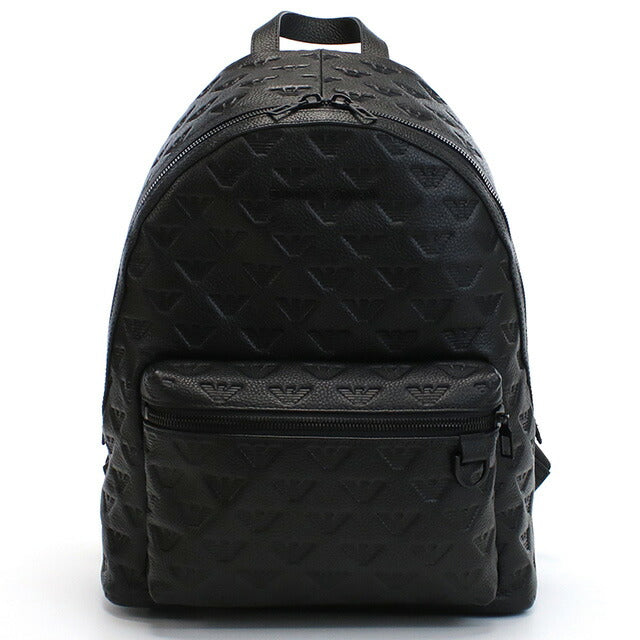 エンポリオ・アルマーニ リュック メンズ ブランド EMPORIO ARMANI レザー Y4O370 BLACK ブラック バッグ EMAY4O370011