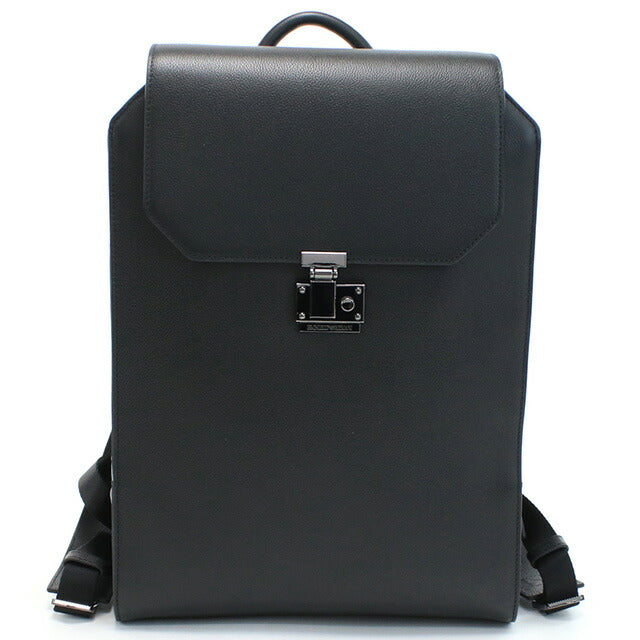 エンポリオ・アルマーニ リュック メンズ ブランド EMPORIO ARMANI レザー Y4O439 BLACK-GUN METAL ブラック バッグ EMAY4O439021