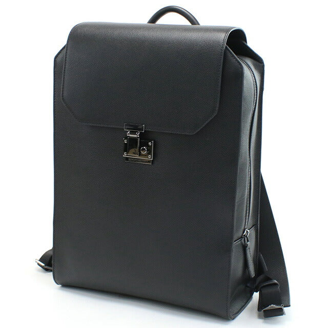 エンポリオ・アルマーニ リュック メンズ ブランド EMPORIO ARMANI レザー Y4O439 BLACK-GUN METAL ブラック バッグ EMAY4O439021