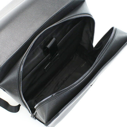 エンポリオ・アルマーニ リュック メンズ ブランド EMPORIO ARMANI レザー Y4O439 BLACK-GUN METAL ブラック バッグ EMAY4O439021