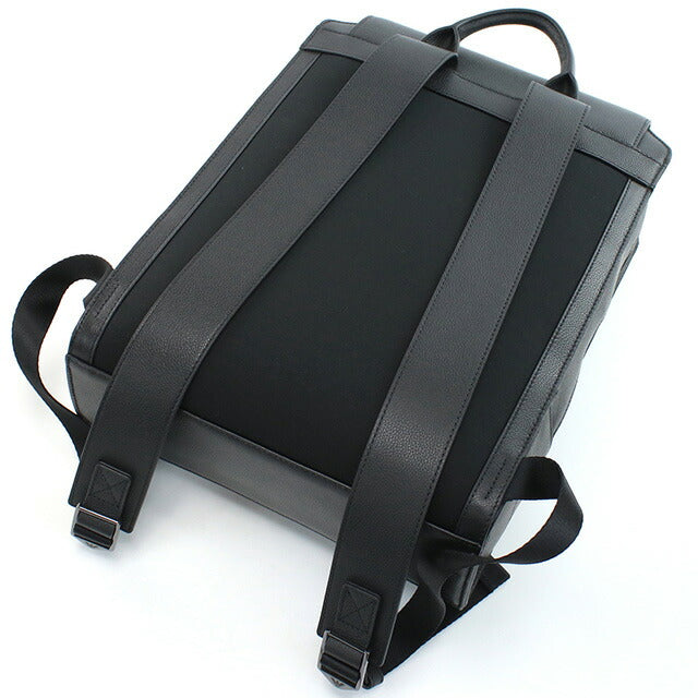 エンポリオ・アルマーニ リュック メンズ ブランド EMPORIO ARMANI レザー Y4O439 BLACK-GUN METAL ブラック バッグ EMAY4O439021