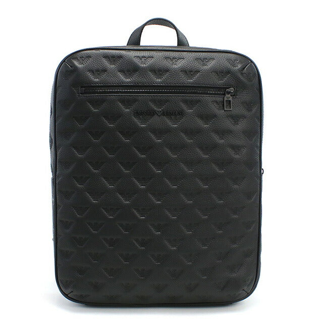 エンポリオ・アルマーニ リュック メンズ ブランド EMPORIO ARMANI レザー Y4O444 BLACK ブラック バッグ EMAY4O444011