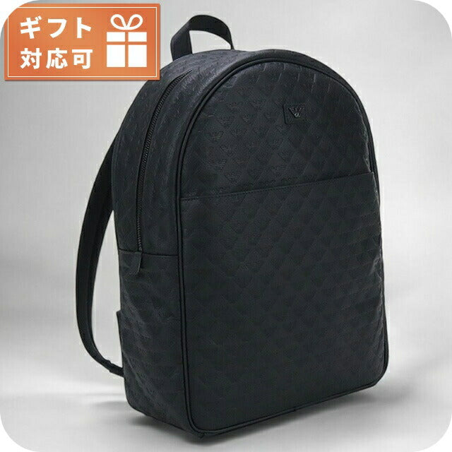 エンポリオ・アルマーニ リュック メンズ ブランド EMPORIO ARMANI レザー ブルガリア Y4O449 BLACK ブラック バッグ EMAY4O449011