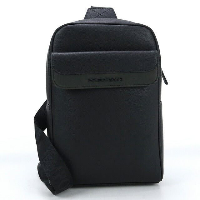 エンポリオ・アルマーニ ボディバッグ メンズ ブランド EMPORIO ARMANI Y4O453 BLACK-GREEN ブラック バッグ EMAY4O453011