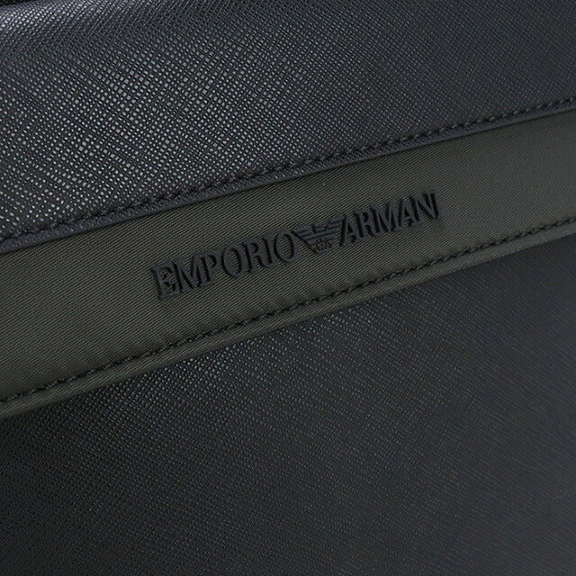 エンポリオ・アルマーニ ボディバッグ メンズ ブランド EMPORIO ARMANI Y4O453 BLACK-GREEN ブラック バッグ EMAY4O453011