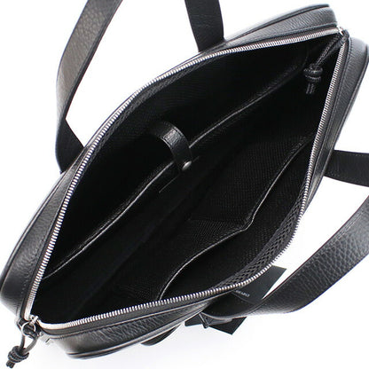 エンポリオ・アルマーニ ブリーフケース メンズ ブランド EMPORIO ARMANI レザー Y4P144 BLACK ブラック バッグ EMAY4P144011