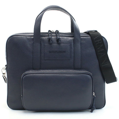 エンポリオ・アルマーニ ブリーフケース メンズ ブランド EMPORIO ARMANI レザー Y4P144 NAVY BLUE ネイビー系 バッグ EMAY4P144021