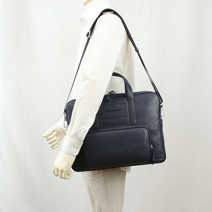 エンポリオ・アルマーニ ブリーフケース メンズ ブランド EMPORIO ARMANI レザー Y4P144 NAVY BLUE ネイビー系 バッグ EMAY4P144021