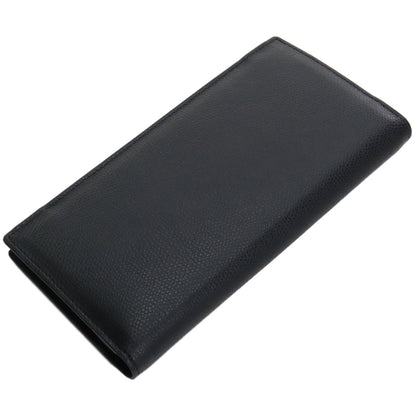 エンポリオ・アルマーニ 長財布ニ折小銭入付き メンズ レザー イタリア Y4R256 BLACK ブラック 財布 EMAY4R256011