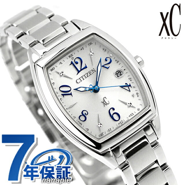 Citizen Cross Sea Happy Flight Eco Drive Solar Radio ES9391-54A Watch Brand CITIZEN xC Silver Women&