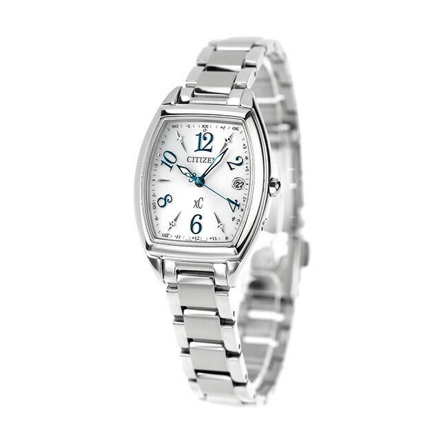 Citizen Cross Sea Happy Flight Eco Drive Solar Radio ES9391-54A Watch Brand CITIZEN xC Silver Women&