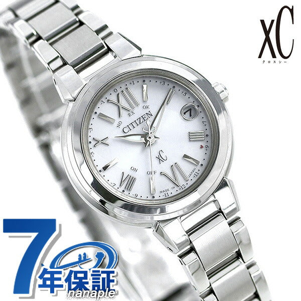 Citizen Crossc Eco Drive太阳能无线电女子ES9430-54A公民XC银牌品牌ES9430-54A