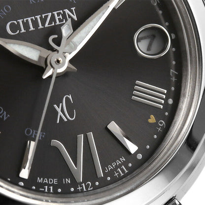 Citizen CrossCy Basic Collection Photogenerated Eco-Drive Radio Watch Brand Women&