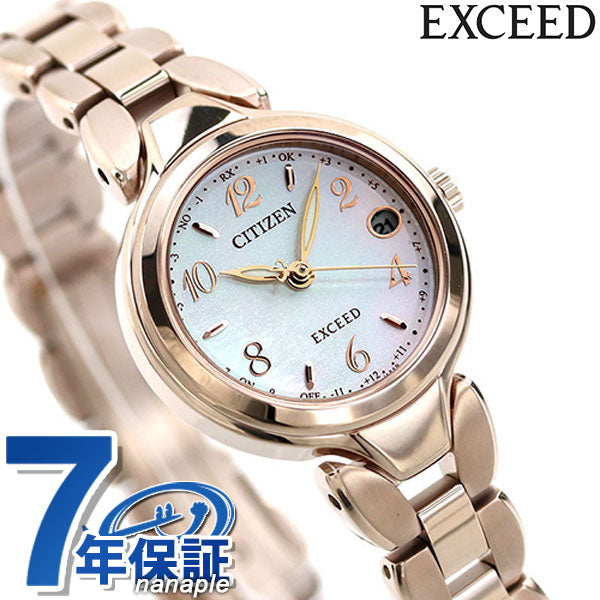Citizen Exceed Eco Drive Solar Radio Titanium Women&