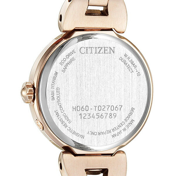 Citizen Exceed Eco Drive Solar Radio Titanium Women&