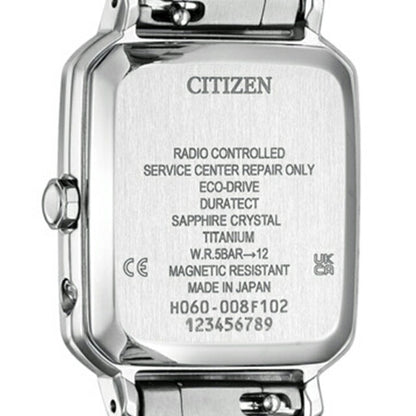 ES9500-51A ｜ Citizen Cross Sea hikari collection Square 2way Model Happy Flight Eco Drive Radio