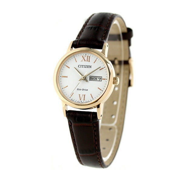 Citizen Eco Drive Solar Day-Date妇女观看品牌EW3252-07A公民EW3252-07A