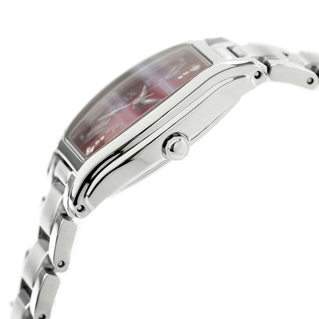 【新品】シチズン CITIZEN xC 腕時計 レディース EW5541-50W エコ・ドライブ（B035-04M） レッドxシルバー アナログ表示 XC シチズン 腕時計 クロスシー basic collection ソーラー xC
