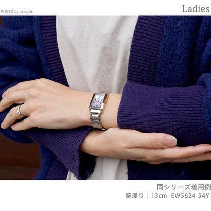 Outlet Citizen L Eco-Drive Watch Brand Ladies Solar CITIZEN L EW5624-54Y Analog Pink Shell Gold OL-EW5624-54Y