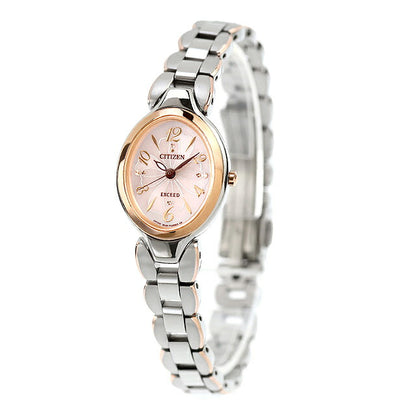 Citizen EXCEED Eco Drive Solar Watch Brand Titanium Pink Gold Combi CITIZEN EX2044-54W Women&