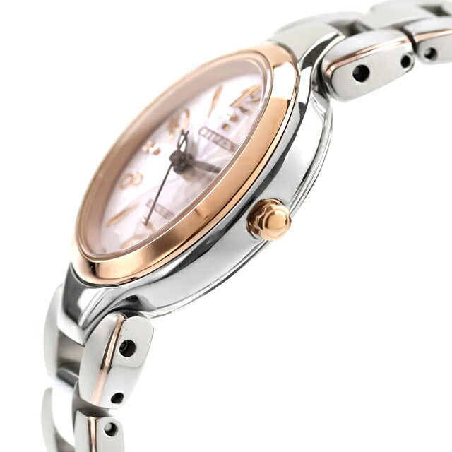 Citizen EXCEED Eco Drive Solar Watch Brand Titanium Pink Gold Combi CITIZEN EX2044-54W Women&