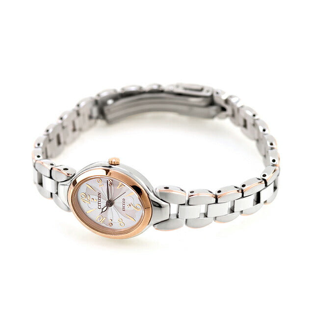 Citizen EXCEED Eco Drive Solar Watch Brand Titanium Pink Gold Combi CITIZEN EX2044-54W Women&