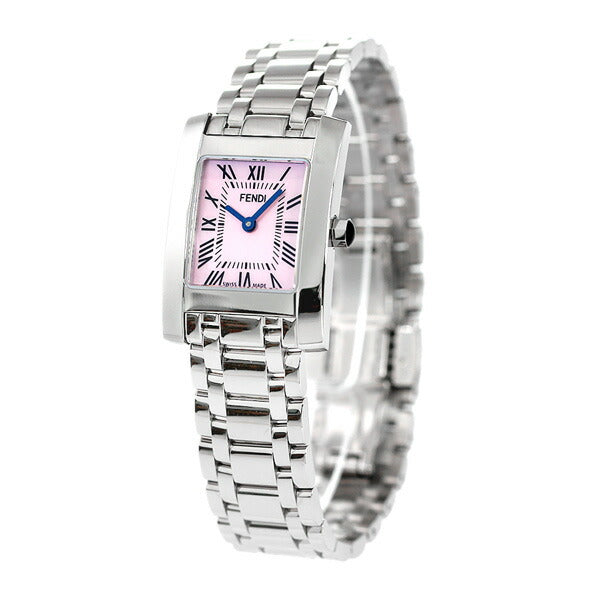 フェンディ 時計 クラシコ タンク 22mm スクエア レディース 腕時計 ブランド F114100201 ピンクシェル F114100201