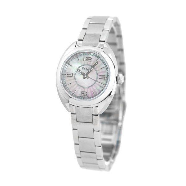 フェンディ 時計 レディース 腕時計 ブランド F218024500 モメント 26mm ホワイトシェル F218024500