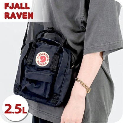 フェールラーベン ショルダーバッグ メンズ レディース ブランド FJALLRAVEN KANKEN SLING 2WAY F23797 Black F23797-550