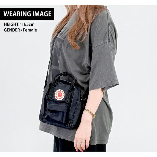 フェールラーベン ショルダーバッグ メンズ レディース ブランド FJALLRAVEN KANKEN SLING 2WAY F23797 Black F23797-550