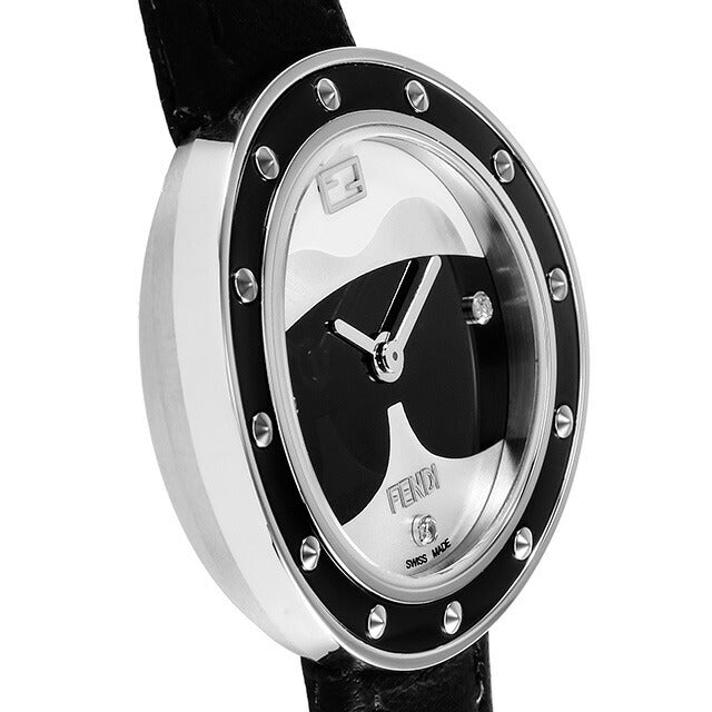 フェンディ マイウェイ クオーツ 腕時計 ブランド レディース FENDI F363021611D1 アナログ ブラック 黒 スイス製 F363021611D1