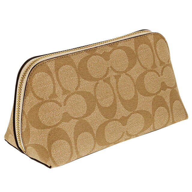 コーチ ポーチ レディース ブランド COACH F53385 ライトカーキ F53385-IMDQC-1