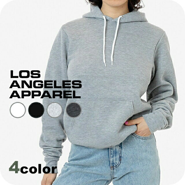 ロサンゼルスアパレル パーカー メンズ レディース ブランド 8.2oz ドロップショルダー プルオーバー フード S M L XL F98  選べるモデル F98