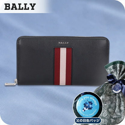 ＼父の日 ギフトセット／バリー 長財布 メンズ レディース ブランド BALLY 6309715 ブラック レッド 選べるモデル FD-BA-6309715